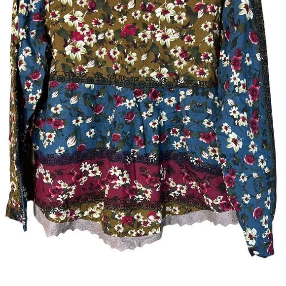 Zanzea Collections flower print long sleeve blouse - Picture 9 of 9